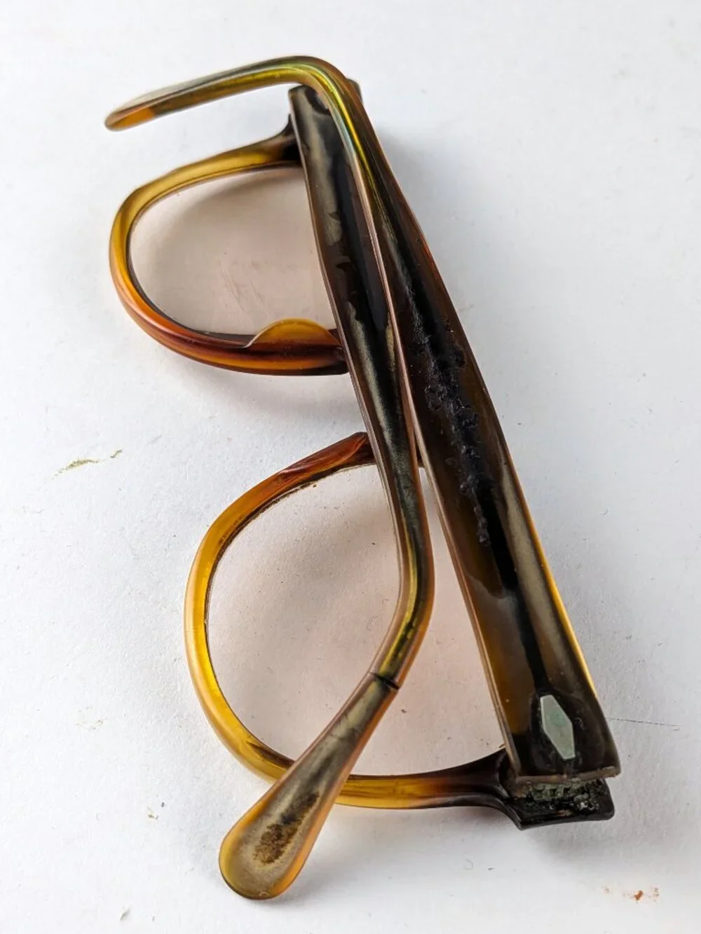 Vintage acetate brown
